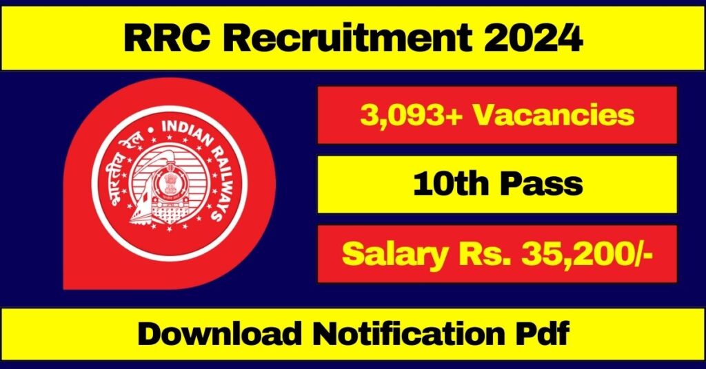 RRC Recruitment 2024 Apply Online, Check Vacancy, Eligibility, Last