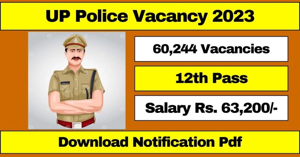 UP Police Vacancy 2023 Apply Online, 62,424 Posts Out, Check