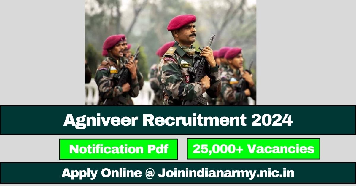 Agniveer Recruitment 2024 Apply Online