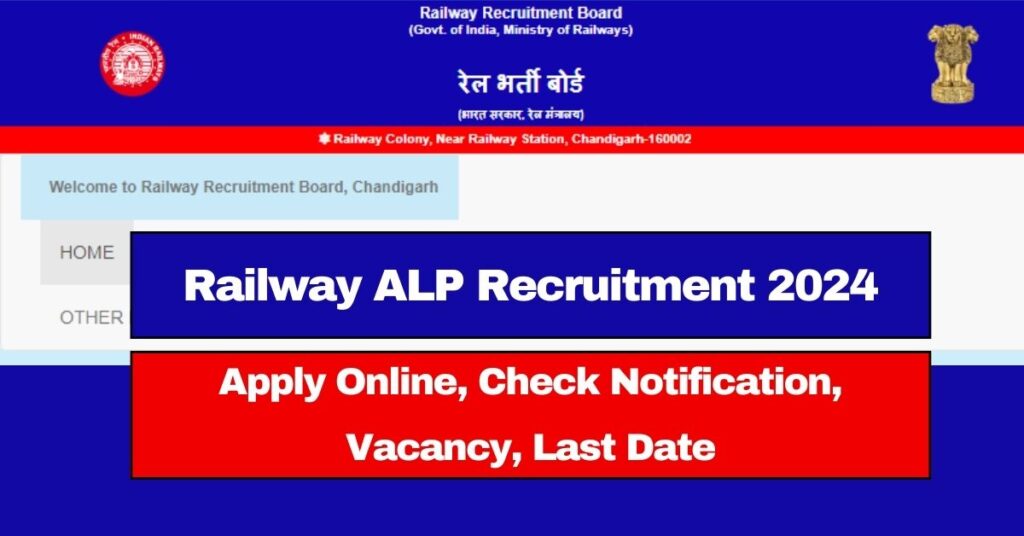 Railway ALP Recruitment 2024 Notification Pdf Archives Curaj