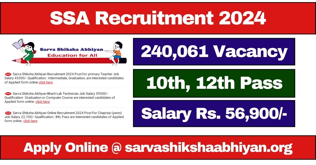 SSA Recruitment 2024